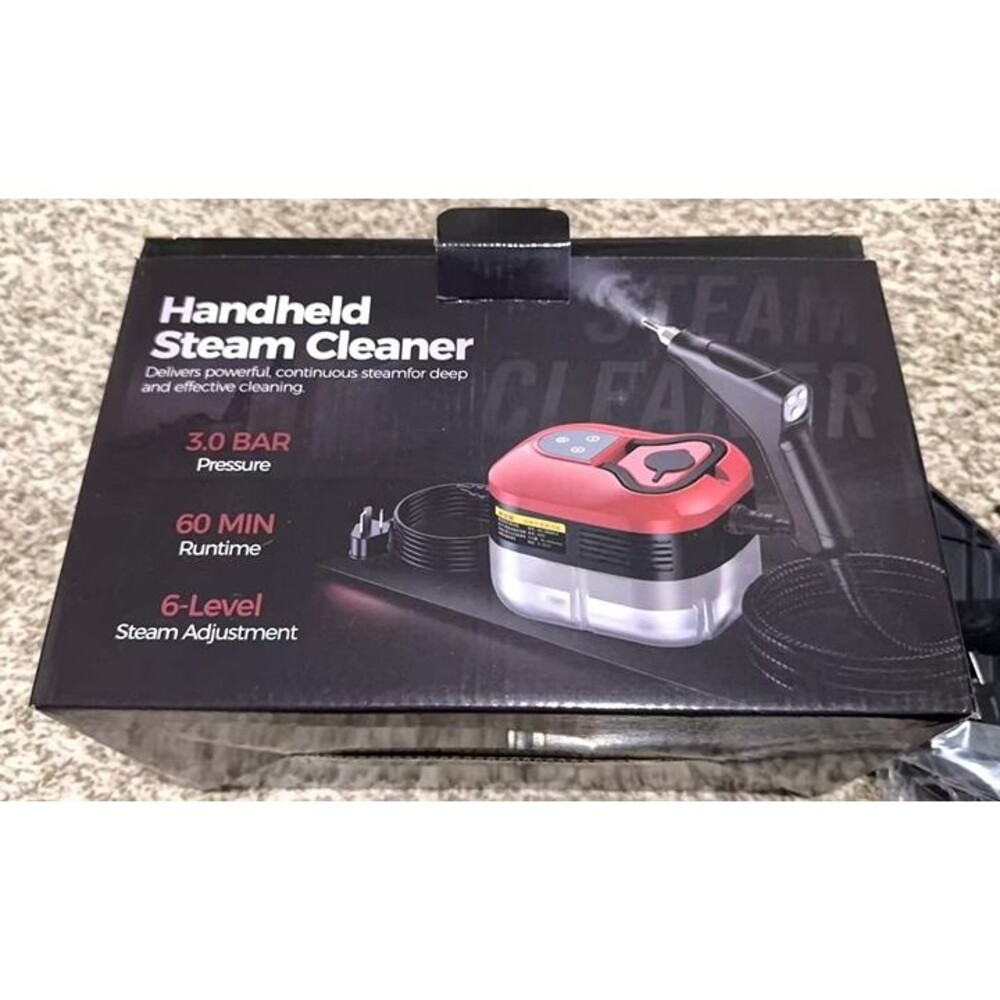 Steam Cleaner, Handheld Steam Cleaner for Cleaning, Red - Picture 2 of 11